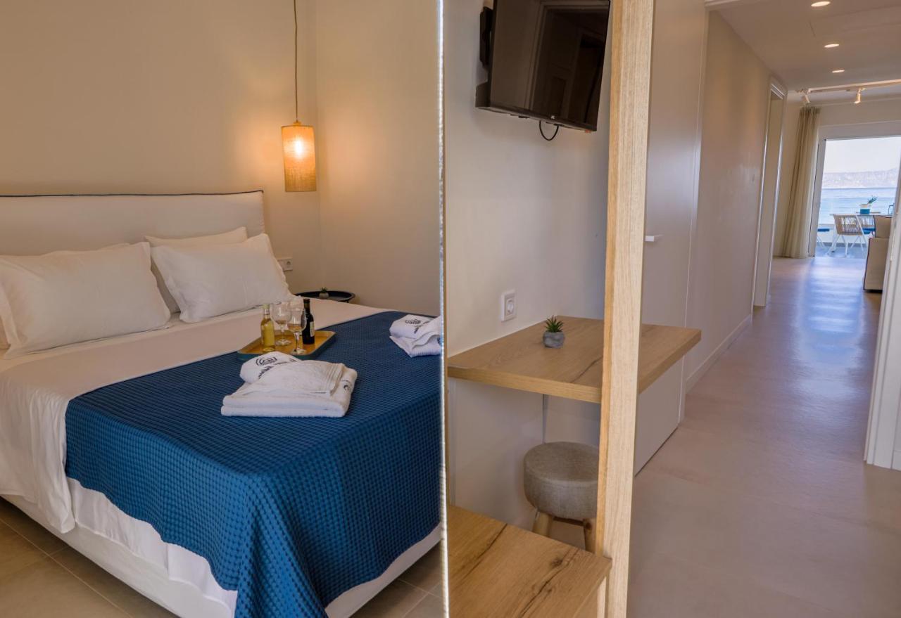 La Mer Bleue Beachfront Boutique Apartments Vrahati Dış mekan fotoğraf