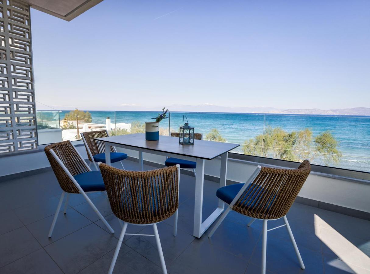 La Mer Bleue Beachfront Boutique Apartments Vrahati Dış mekan fotoğraf